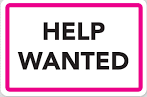 help wanted pink
