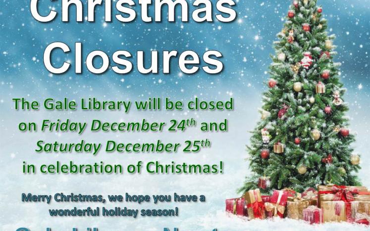 Christmas Closures